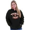 thumbnail image 3 of Classic Halloween Trick or Treat Hoodie Sweatshirt Women Men Brisco Brands M, 3 of 5