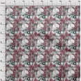 thumbnail image 4 of oneOone Polyester Spandex Red Fabric Kids Animal Craft Projects Decor Fabric Printed By The Yard 56 Inch Wide, 4 of 4