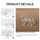 thumbnail image 2 of Modelo de animal de peluche Unicornio realista para adornar el escritorio del dormitorio Decoración de peluche, 2 of 6