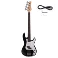 thumbnail image 2 of Exquisite Burning Fire Style Electric Bass Guitar Black, 2 of 13