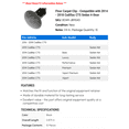thumbnail image 2 of Floor Carpet Clip - Compatible with 2014 - 2018 Cadillac CTS Sedan 4-Door - Dorman, 2 of 2