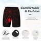 thumbnail image 3 of Balery Red Spider Bañador para hombre, shorts de playa de secado rápido con entrepierna y forro de compresión-X-Large, 3 of 6