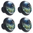 thumbnail image 2 of 4 Pcs Plants under the Stars Knobs for Kitchen Cabinet Cupboard Dresser Bookcase Drawer Pulls Handles Round Home Decor, 2 of 8