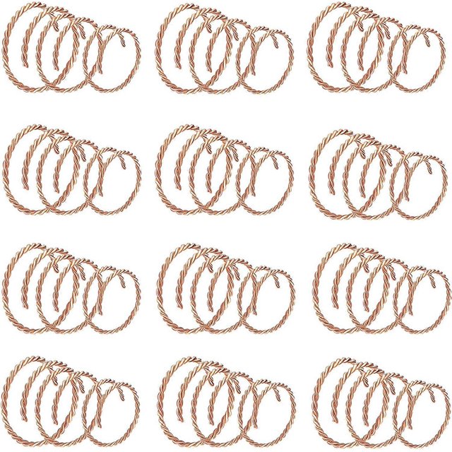 36 anillos dobles de 20 g para la nariz, para piercing individual, aro giratorio para la nariz, piercing en espiral para la nariz, joyería corporal de acero inoxidable.