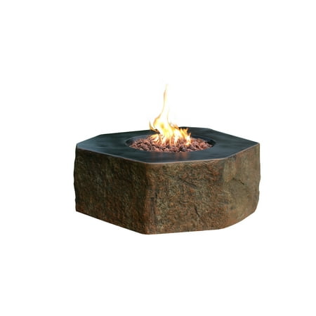 Elementi Outdoor Columbia Fire Pit Table 40 X 36 Inches Durable