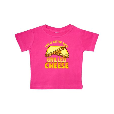 

Inktastic Life is Better with Grilled Cheese Gift Baby Boy or Baby Girl T-Shirt