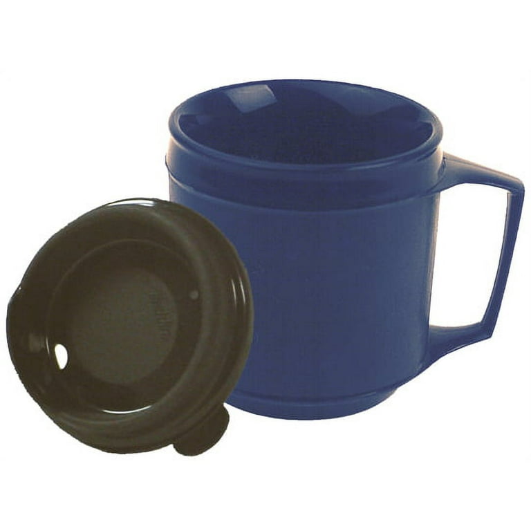 Weighted cup, no-spill lid 8 oz. Weighted cup, no-spill lid 8 oz.
