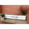 thumbnail image 5 of Parisloft You Are Enough Wood Framed Wood Sign, Rusti Farmhouse Wall Decor, Brown, 23.6 x 1.2 x 6 inches, 5 of 6