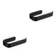 thumbnail image 4 of Injueey Soporte de papel para baño montado en la pared, toallero autoadhesivo, colgador sin perforaciones con pegatinas, regalos para el baño del Negro 2piezas Injueey  CBP214628, 4 of 6
