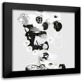 thumbnail image 1 of Auda, Christine 15x15 Black Modern Framed Museum Art Print Titled - Black and White Abstract 2, 1 of 5