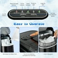 thumbnail image 6 of Costway Countertop Ice Maker 26.5lbs/Day Self-Cleaning Machine w/ Flip lid Black, 6 of 10