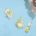 thumbnail image 2 of YAYAJAJU Unicorn Earrings for Women - 925 Sterling Silver Hypoallergenic Cute Opal Stud Earring for Sensitive Ears, 14K Gold Plated Earrings Jewelry Gifts, 2 of 7