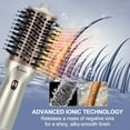 thumbnail image 5 of Dual Voltage Hair Dryer Brush, Aima Beauty 4 in 1 Travel Hair Dryer for Hair Styling, 2.3 Inch Ionic Blow Dryer Brush, Good for Travel and Gift, Champagne Silver, 5 of 7