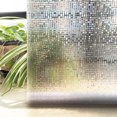 thumbnail image 4 of 1 Feuille Autocollant pour Verre Coloré Amovible 3D PVC Treillis d'Intimité Film pour Fenêtre pour Balcon, 4 of 8