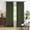 Olive Green, variant on Light Grey Pinch Pleated Blackout Curtains 90 Inch Long, Accordion Style Thermal Insulated Drapes with Hooks, Back Tab Ceiling Traverse Curtains for Living Room,40x90, 2 Panels