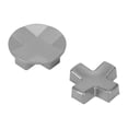 thumbnail image 3 of Controller D Pads Replacement Directional Button Metal Faceted Standard D Pad for Xbox One Elite Elite Series 2 Silver, 3 of 5