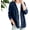 #2, variant on Women Classic Button Front Breathable Stretch Denim Jacket Relaxed Fit Lightweight Casual Long Sleeve Cardigan Coat