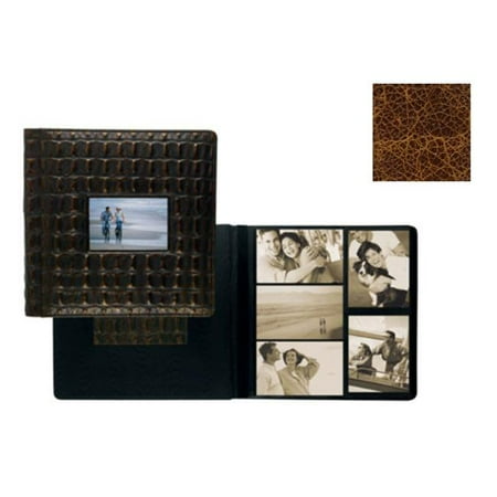 Raika VI 113-D COGNAC Frame Front Scrapbook Album - Cognac