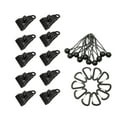 thumbnail image 4 of Juego de 10 clips para lona y 10 mosquetones resistentes, reutilizables y resistentes al viento para cañas de pescar, toldos de camping, cubiertas de, 4 of 8