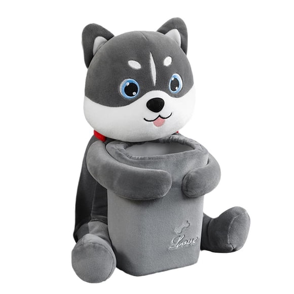2 in 1 Tissue Box & Trash Bin Car Interior Ornament Use Cute Dual Ima G1KD C9R2
