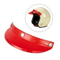 thumbnail image 6 of jiaping Visor Peak Trendy Vintage Visor Peak for 3/4 s Spare Parts red, 6 of 9