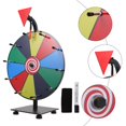 thumbnail image 3 of EIMELI Wheel Prize Tabletopwheel Carnival Game Erasable Prizes Colorroulette Table Small Free Generator Random Luckywin, 3 of 6
