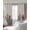 Beige, variant on Cactus Tropical Watercolor Blackout Curtains for Bedroom/Living Room, Thermal Insulated Kitchen Curtains, Linen Texture Summer Grommet Darkening Window Treatment Drapes 42"x63"x2