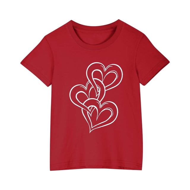 Zpanxa Chemises Filles T-Shirt à Imprimé d'Halloween Col Rond Manches Courtes Haut Mode en Coton 4 Ans