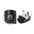 thumbnail image 2 of Pair Power Window Switch Button Cap Cover A2038210679 for Mercedes-Benz C230 03-07, 2 of 6