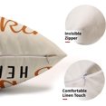 thumbnail image 3 of Hello Pumpkin Pillow Covers 12x20 Set of 2 Autumn Fall Decorations Black Orange Print Decorative Throw Pillows Outdoor Thanksgiving Pillowcase Lumbar Linen Cushion Case for Home Sofa Couch Bed, 3 of 6