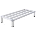 thumbnail image 1 of Commercial Storage Rack, Aluminum Dunnage Rack 1000 LBS Capacity for Restaurant Kitchen, Supermarket - Heavy Duty & NSF Certified, 1 of 6