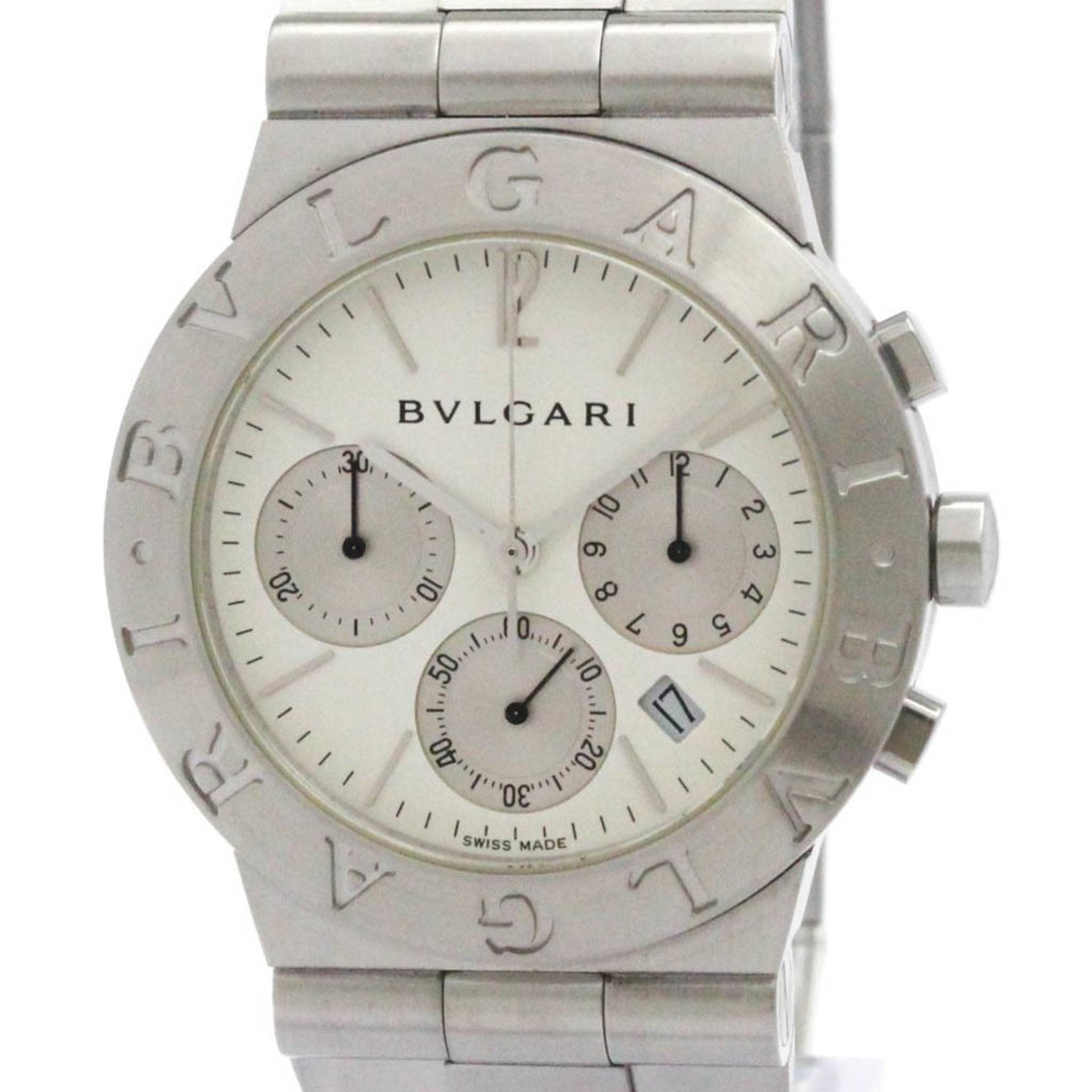Pre-Owned BVLGARI Diagono Sport Chronograph Automatic Watch CH35S AUTO Polished (Good)