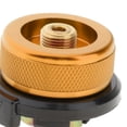 thumbnail image 3 of Almencla Camping Stove Butane Gas Adapter Convert Fuel Canister for Long Tank Orange Type B Orange, 3 of 8