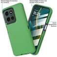 thumbnail image 6 of Fashionova for Motorola G Play 2025/ Motorola G Power 2025 Case Rugged Heavy Duty Shockproof Dust/Drop Proof with Belt Clip Holster Built in Screen Protector Green, 6 of 8