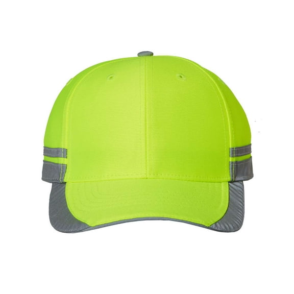 Outdoor Cap - Reflective Cap - SAF201 - Safety Yellow - Size: Adjustable