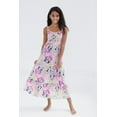 thumbnail image 3 of Disney Minnie Mouse Floral Smocked Maxi Dress Little Kid to Big, 3 of 5