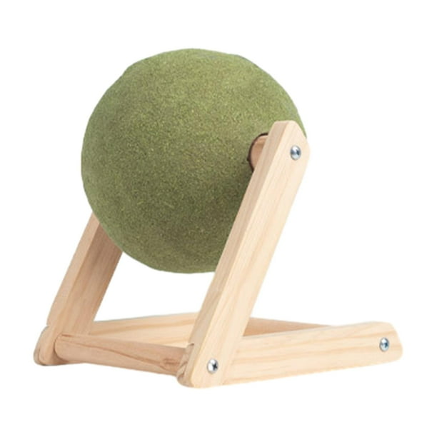 Pelota rascadora para gatos, tapete rascador para gatos, pelota de hierba gatera para cachorros, perros, interior 22cmx18cmx16cm