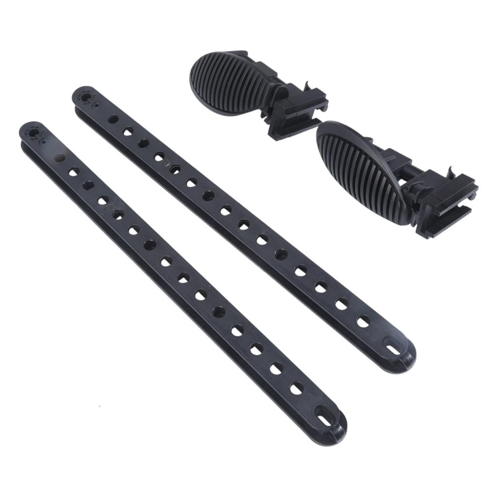Yihuala Kayaks Adjustable Footbrace Rowing Pedal Kayaks Foot Peg Brace Foot Controlling Systems Boats Marine Accessories