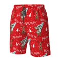 thumbnail image 4 of Salouo Christmas Deer 1 Pattern Swim Trunks for Men,Men's Hawaiian Bathing Suit Swimsuits Quick Dry Swimming Board Shorts Beach Shorts with Pockets-3X-Large, 4 of 6