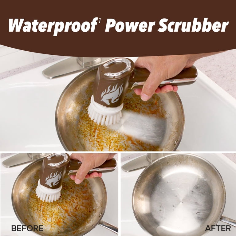 Free Shipping! Telebrands Ruby Horsepower Hand Held Power Scrubber