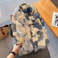 thumbnail image 1 of Bufanda de algodón de marca de lujo para mujer, para la cabeza Hijab, Bandana femenina, Pashmina, chales y envolturas qiuyongming unisex, 1 of 2