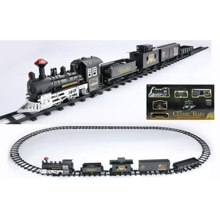 15-Piece Battery Operated Lighted & Animated Classic Train Set with
