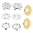 thumbnail image 4 of LABRIMP 8Pcs Hollow Shape Overflow Cover Rings for Hotel Sink Overflow Rings, 4 of 8