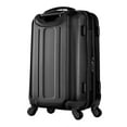thumbnail image 2 of Olympia U.S.A. Apache Expandable Hardside Carry-On Luggage Spinner Suitcase with Laptop Compartment, Black/Black, 2 of 8