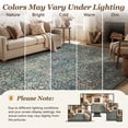 thumbnail image 7 of SIXHOME 5'x7' Area Rugs for Living Room Non Slip Washable Rugs Floral Farmhouse Rugs for Bedroom Dining Room Office Soft Indoor Carpet Vintage Home Decor，Dark Green, 7 of 7