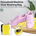 thumbnail image 3 of 2pcs Shoe Washing Machine Bag, Shoe Cleaning Bag With Zipper Hook Shoe Laundry Bag Reusable Lightweight Portable, 3 of 5