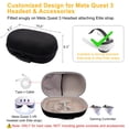 thumbnail image 2 of Funda de transporte XINGFUDAO para auriculares y controlador Meta Quest 3S VR, 2 of 5