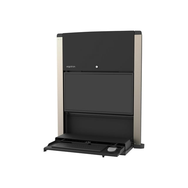 Ergotron CareFit - Poste de Travail Mural - Noir Mat