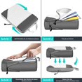 thumbnail image 3 of 4pcs/set Compression Packing Cubes Expandable Storage Travel Luggage Bags Organizer, 3 of 5