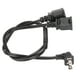thumbnail image 4 of Extensión de cable de alimentación en Y, divisor NEMA 1‑15P macho a NEMA 1‑15R hembra doble, 2 pies, 18 AGW, 10 A, enchufe estadounidense, 125 V, 4 of 12